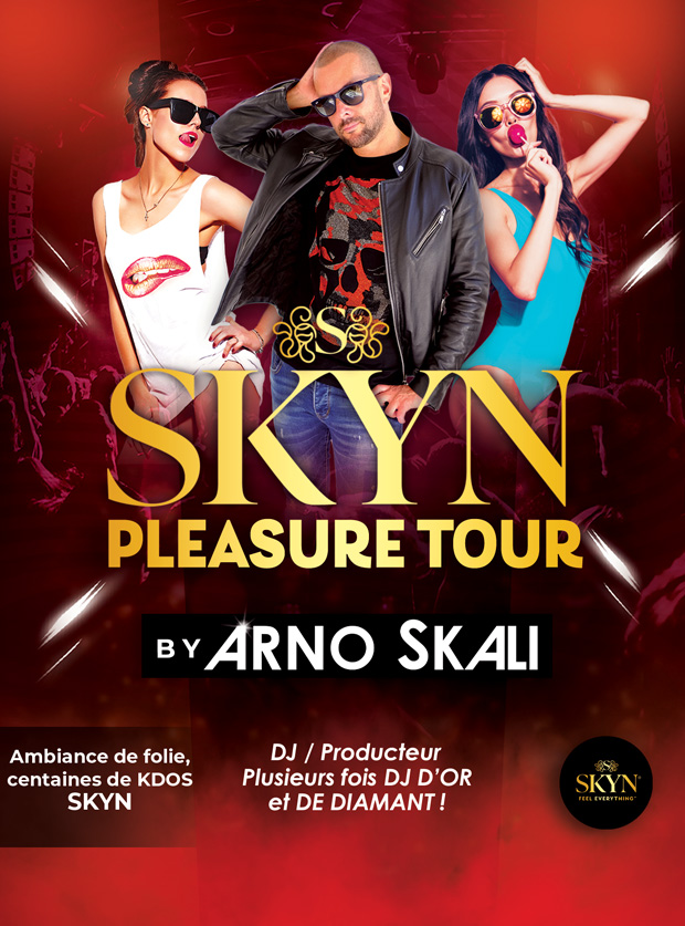 skyn pleasure tour poster